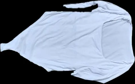 Body manga larga cuello alto