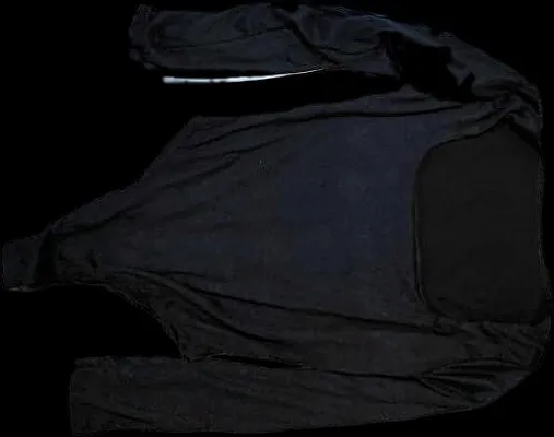 Body manga larga cuello alto